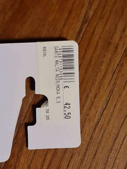 Gants Roeckl noir / moka