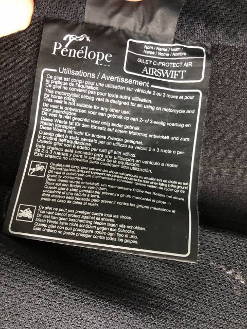 Airbag Pénélope + 3 cartouches