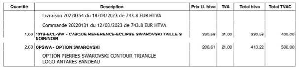 ANTARES :Magnifique bombe comme neuve