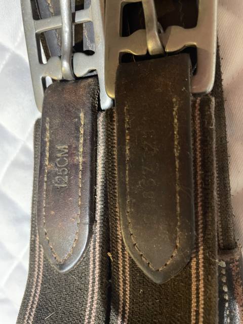 Sangle cuir marron 125 cm