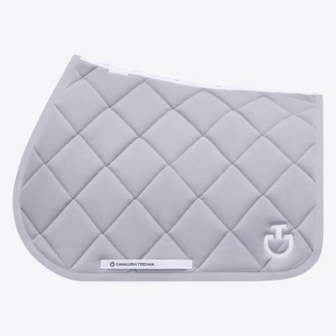 Tapis de selle diamond gris - Cavalleria toscana - respirant et facile d'entreti