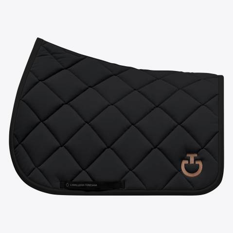 Tapis de selle diamond Noir - Cavalleria toscana - respirant