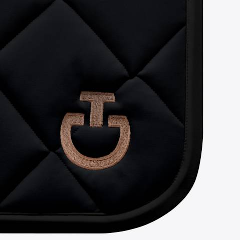 Tapis de selle diamond Noir - Cavalleria toscana - respirant