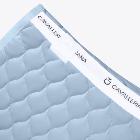 Tapis de selle circular bleu ciel - Cavalleria toscana - jersey respirant