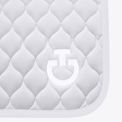 Tapis de selle circular Gris - Cavalleria toscana - jersey respirant