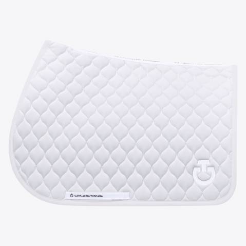 Tapis de selle circular Gris - Cavalleria toscana - jersey respirant