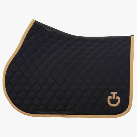 Tapis de selle Circular Noir - Cavalleria Toscana - Respirant