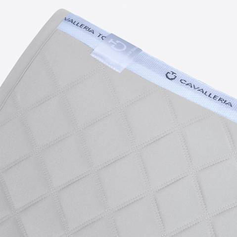 Tapis de selle Diamond et lines Gris - cavalleria toscana - respirant