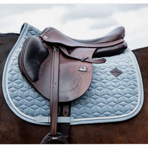 Tapis de Selle Mixte Kentucky Velvet Poney – Bleu Clair