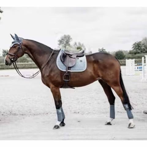 Tapis de Selle Mixte Kentucky Velvet Poney – Bleu Clair