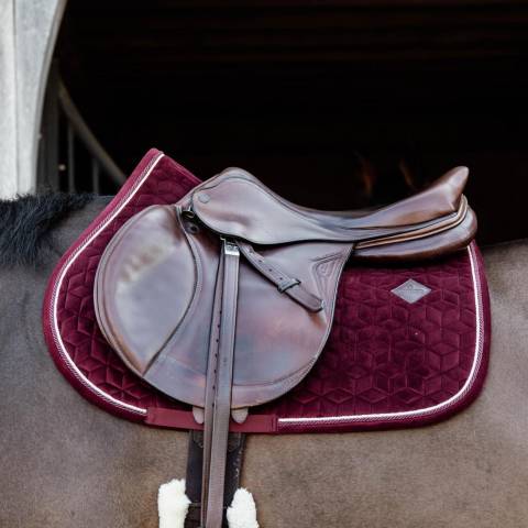 Tapis de Selle Mixte Kentucky Velvet &ndash; Bordeaux