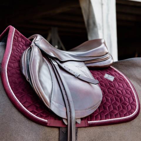 Tapis de Selle Mixte Kentucky Velvet &ndash; Bordeaux