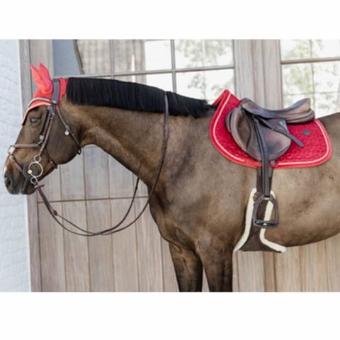 Tapis de Selle Mixte Kentucky Velvet – Rouge