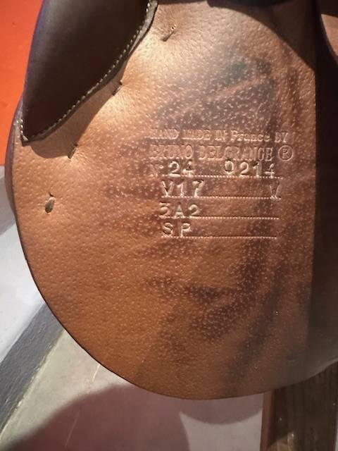 Selle Delgrange 17" etat neuf à saisir