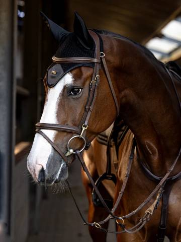 Bonnet anti-mouches Sportive Black - Equestrian Stockholm