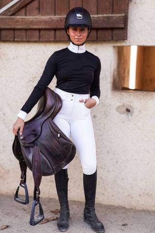 Pantalon Gloria Blanc JL Jump