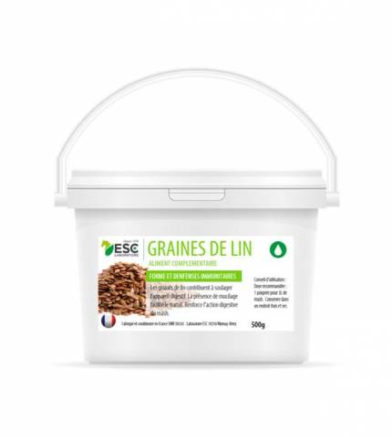 Graines de lin non cuite - ESC LABORATOIRE