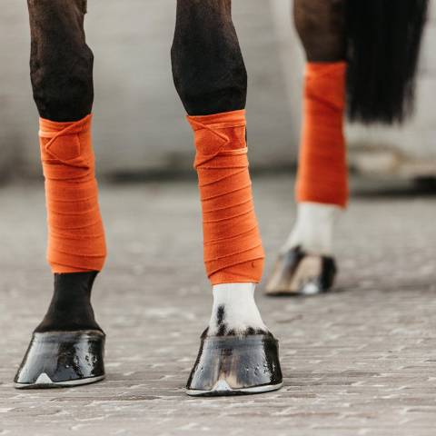 Bandes polaires velvet orange - Kentucky - 280 g/m²