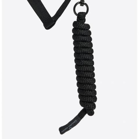 Ensemble licol & longe nylon noir  - Cavalleria Toscana