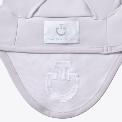 Bonnet anti mouche tissu léger gris - cavalleria toscana - jersey