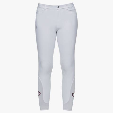 Pantalon d'équitation Enfant Knee Grip Blanc - CAVALLERIA TOSCANA