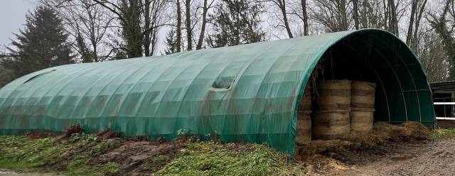 Tunnel Stockage Agricole 9m x 18m 4m de haut