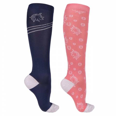 Chaussettes hautes Jaily Ombre - QHP - Lot de 2