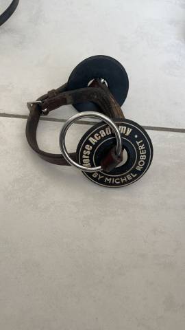 Mors en cuir avec rondelles Michel Robert 