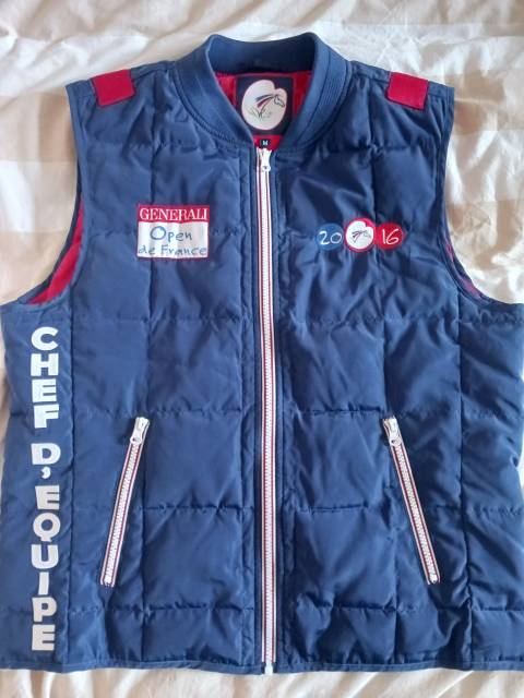 Doudoune Harcour JO 2016 Rio, chef d'équipe