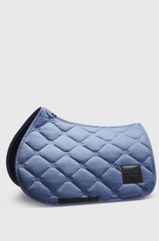 Tapis de selle solid blue horizon mixte - Boss equestrian