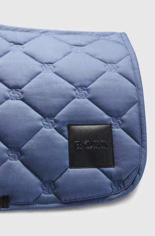 Tapis de selle solid blue horizon mixte - Boss equestrian