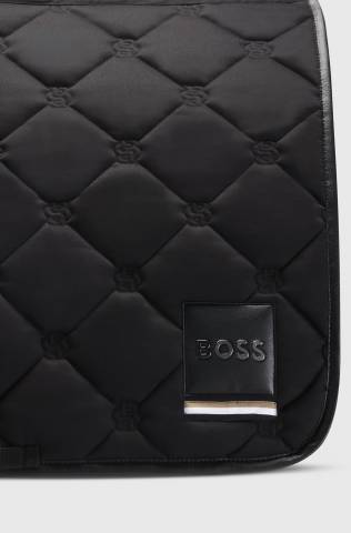 Tapis de selle solid noir dressage - Boss equestrian