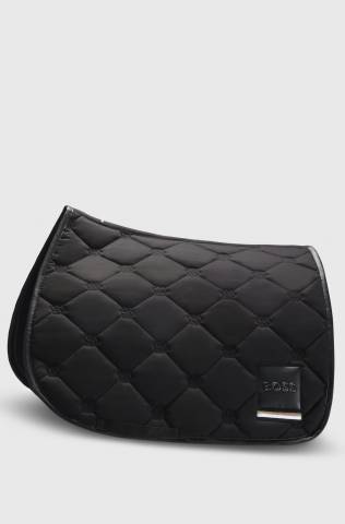 Tapis de selle solid noir dressage - Boss equestrian