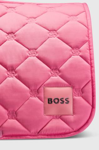 Tapis de selle solid rose dressage - Boss equestrian