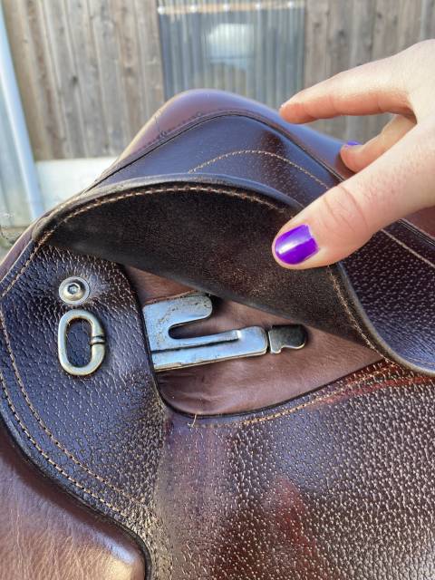 Selle Roméo 17,5 marron