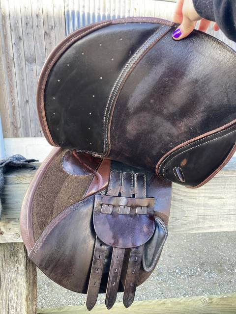 Selle Roméo 17,5 marron