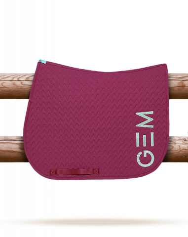 Tapis de selle TEN Framboise OBSTACLE - GEM