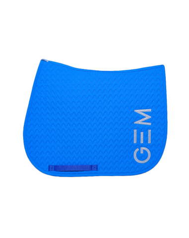 Tapis de selle Obstacle TEN Bleu France - GEM