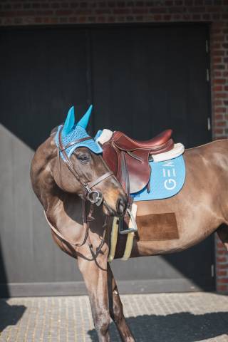 Tapis de selle Obstacle TEN Bleu France - GEM