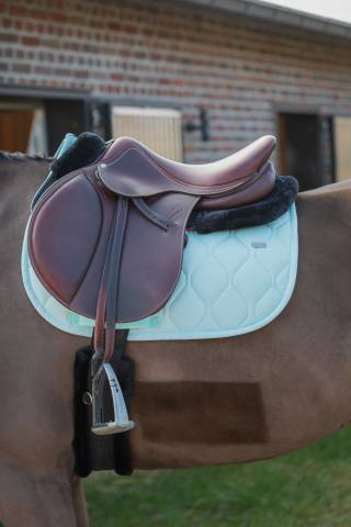 Tapis de selle LOVE Obstacle Menthe - GEM