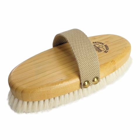 Brosse de pansage goat hair small - The Natural Brush co - &eacute;co-responsable