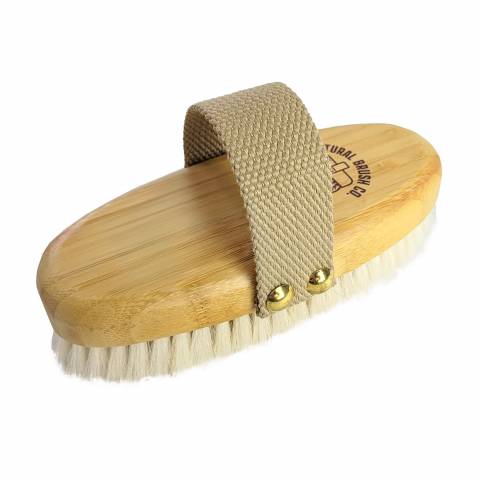 Brosse de pansage goat hair small - The Natural Brush co - éco-responsable