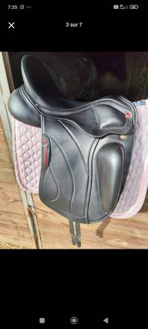 Selle de dressage Albion Révélation Red edition 