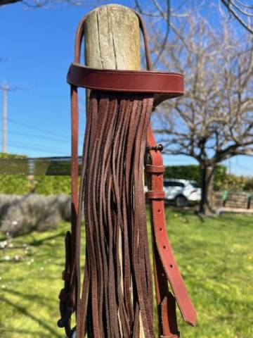 BRIDES VAQUERAS ESPAGNOLES EN CUIR FAITE A LA MAIN