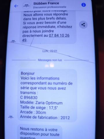 Selle stubben Zaria biomex optimum Black 