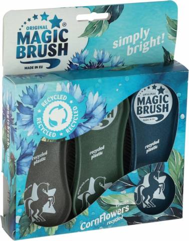 Kit de 3 brosses cornflowers - kerbl - écologique et efficace
