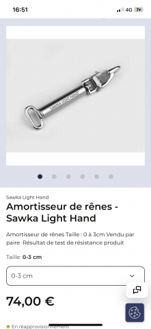 Amortisseur de rênes 