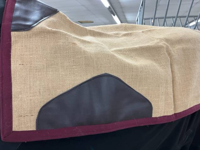 Couvre reins jute galonné - PETITPAS - Renforts cuir