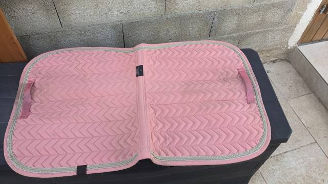 Tapis rose pâle équithème 