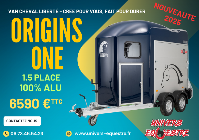 Van Gold One Origins - 1 ½ places– SANS PERMIS BE